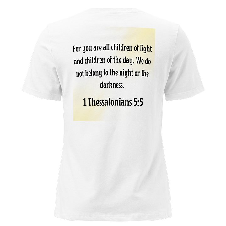 Light Scripture - wearable meditation - Women’s Super Soft T 🌹 product image (2)