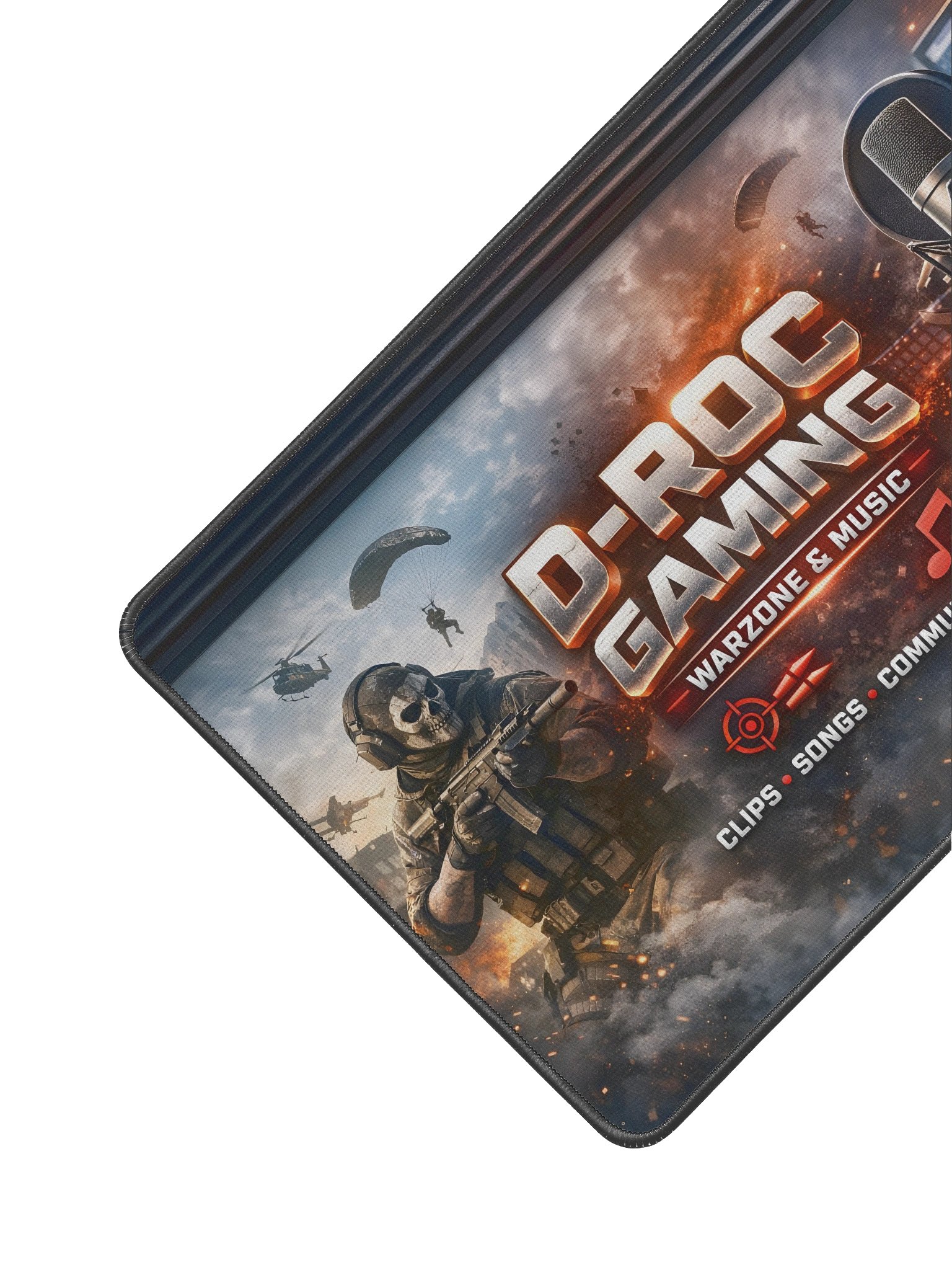 D-ROC Gaming Warzone & Music Desk Mat product image (2)