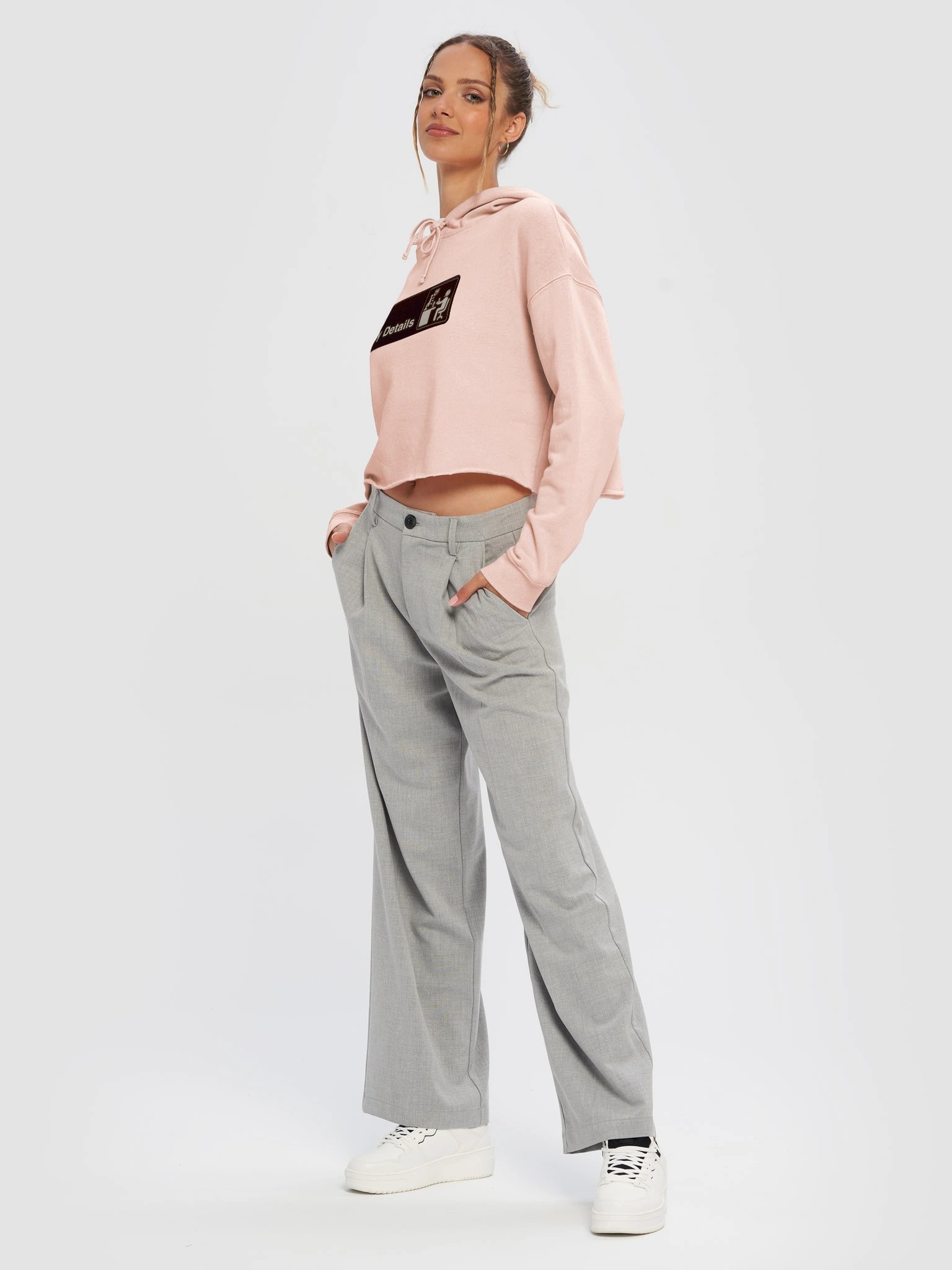 The Studio - Independent Trading Co. Women’s Lightweight Cropped Hoodie product image (29)