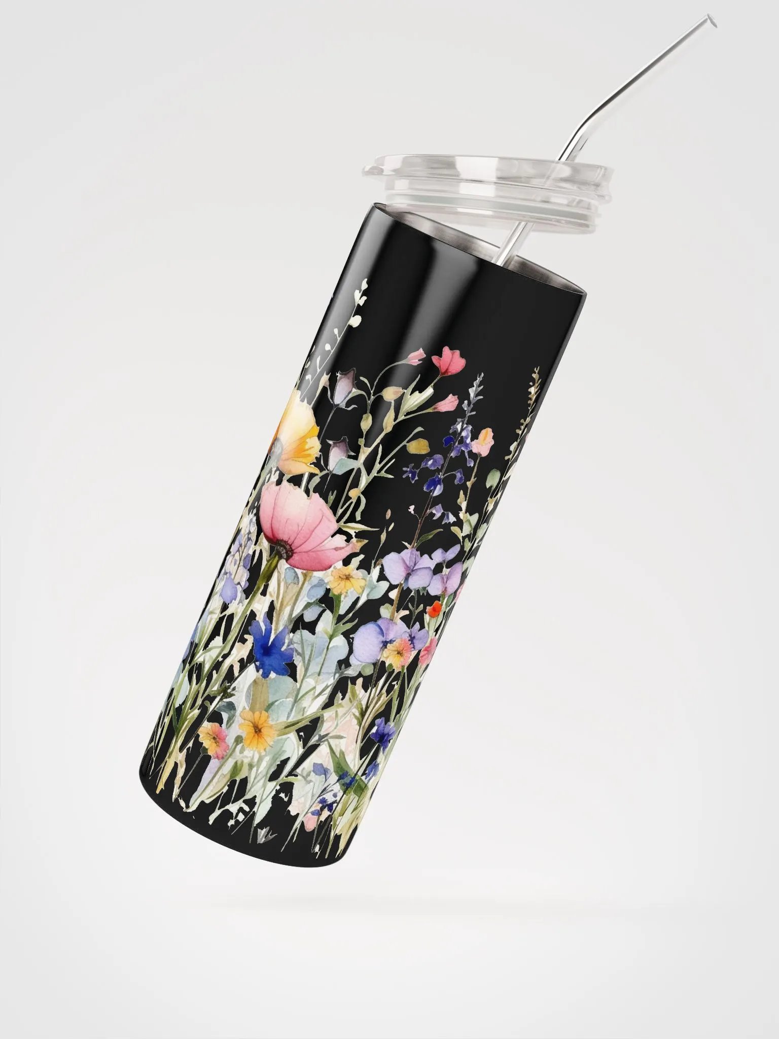 Wildflowers Watercolor 20 oz Tumbler product image (2)