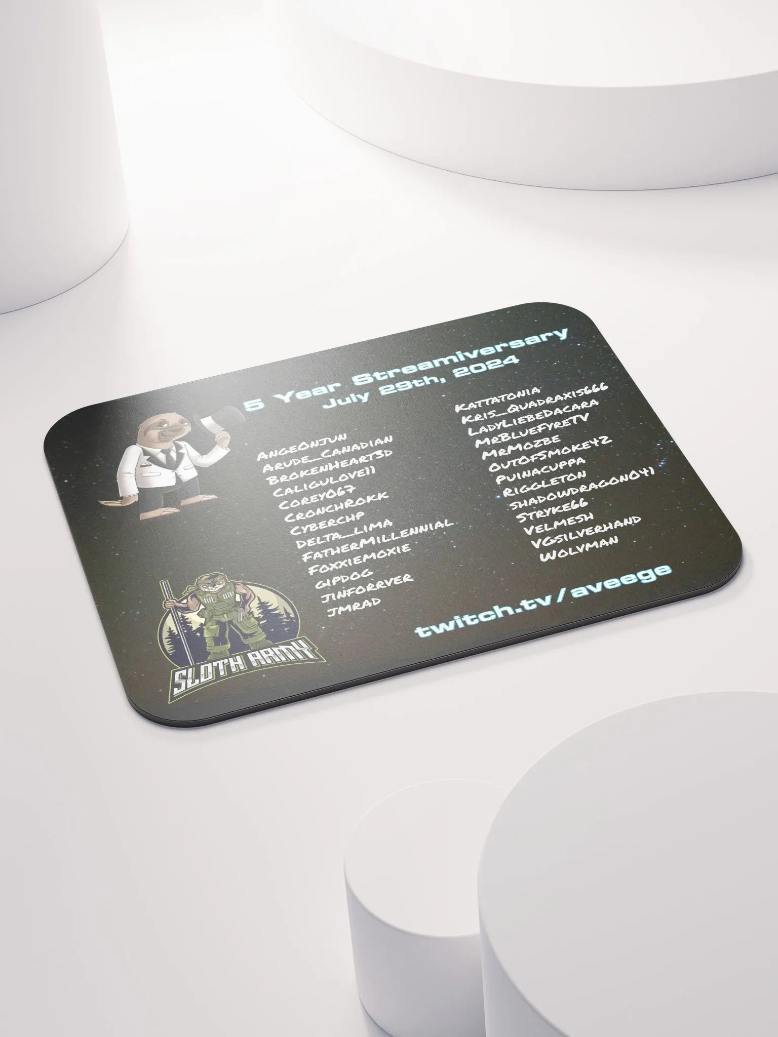 5yr Streamiversary Mousepad product image (4)