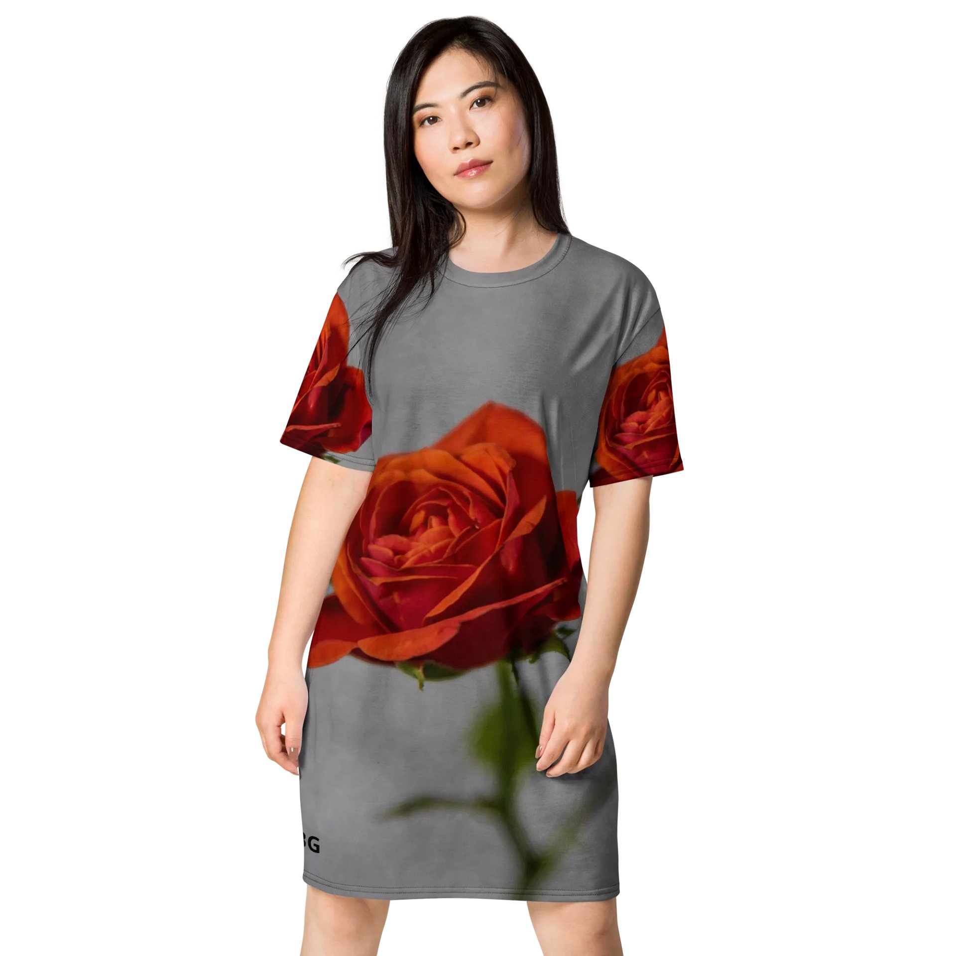 'Love Me' All-Over T-Shirt Dress product image (1)