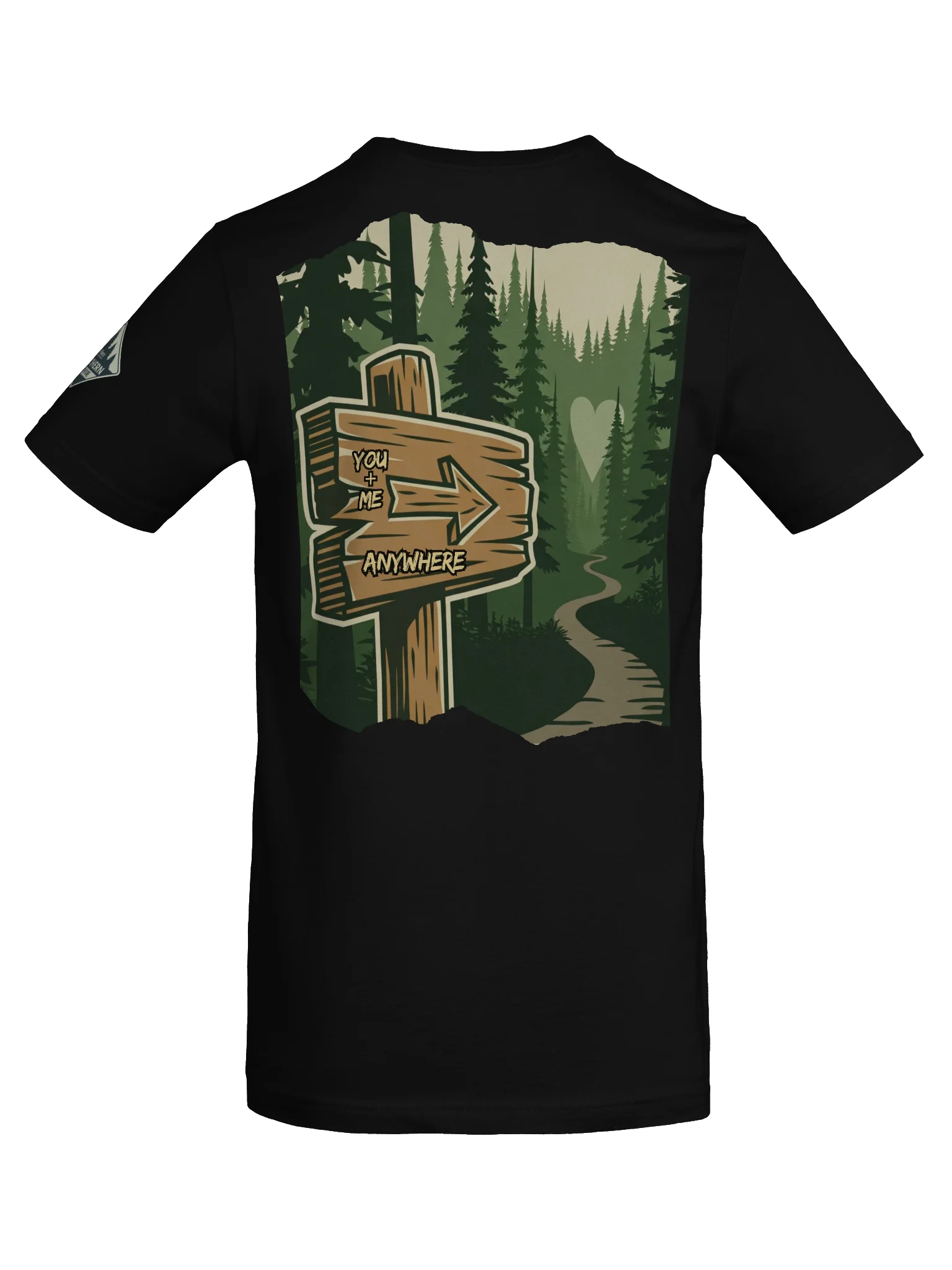 You + Me Anywhere – Northwoods Trail Sign Tee product image (4)