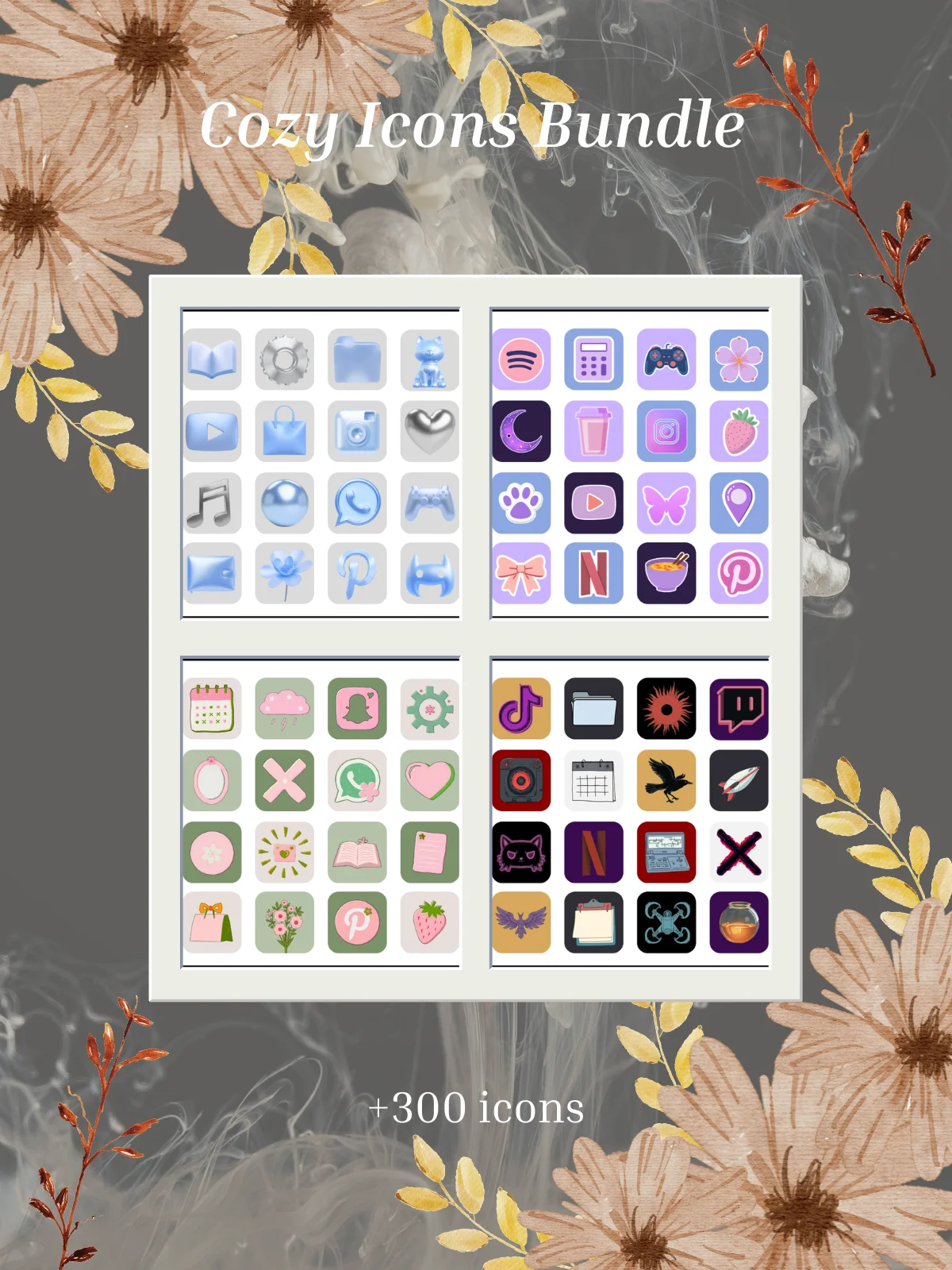 Icon Collection ✦ 10 Aesthetic Icon Packs | Digital Download product image (4)