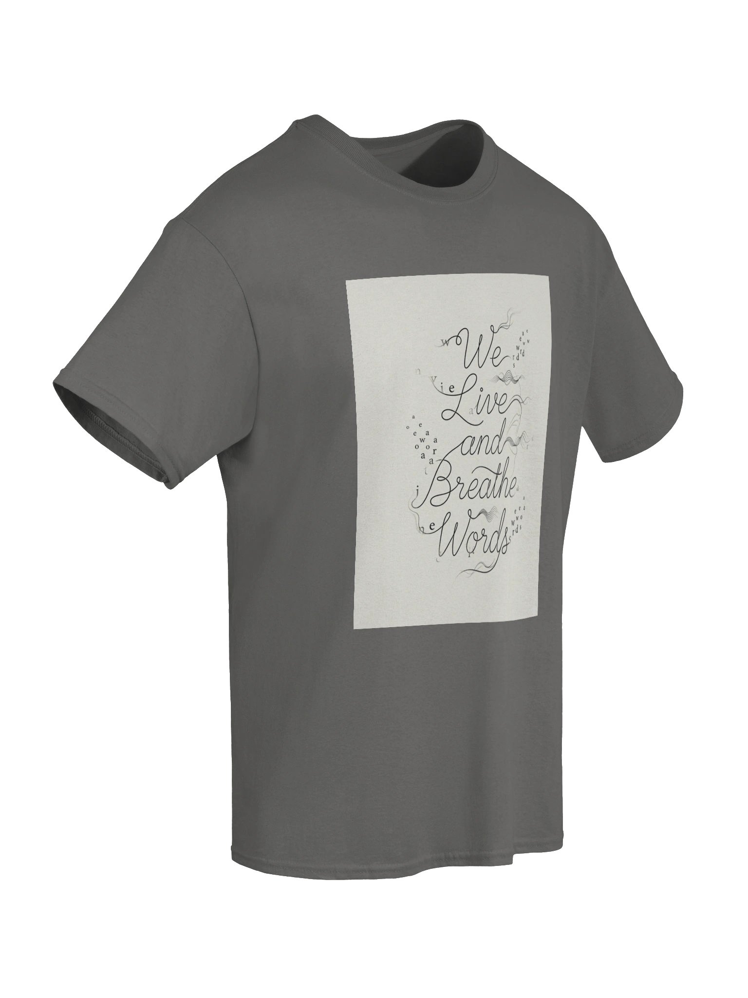 We Live and Breathe Words Literary Book Lover T-Shirt for Readers product image (6)