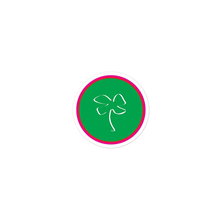Lucky Clover Die-Cut Sticker product image (2)