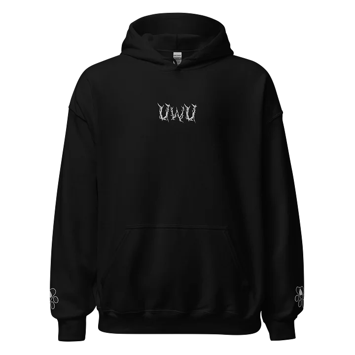 Embroidered Metal UwU Hoodie product image (1)
