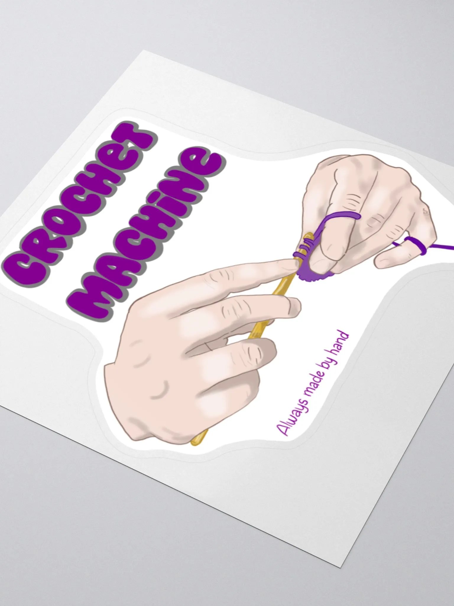 Crochet Machine Sticker product image (7)