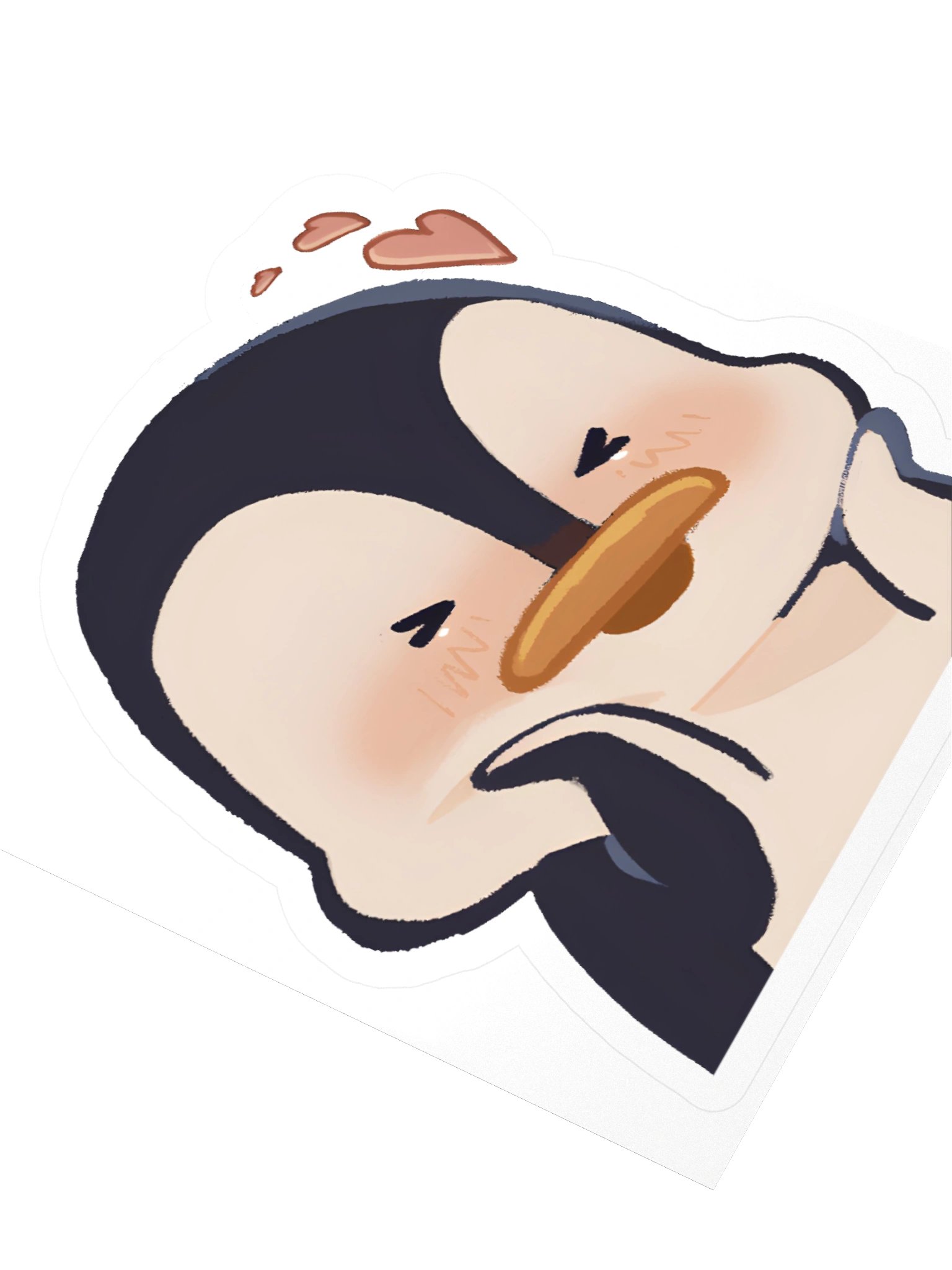 Blushy Penguin Sticker product image (3)