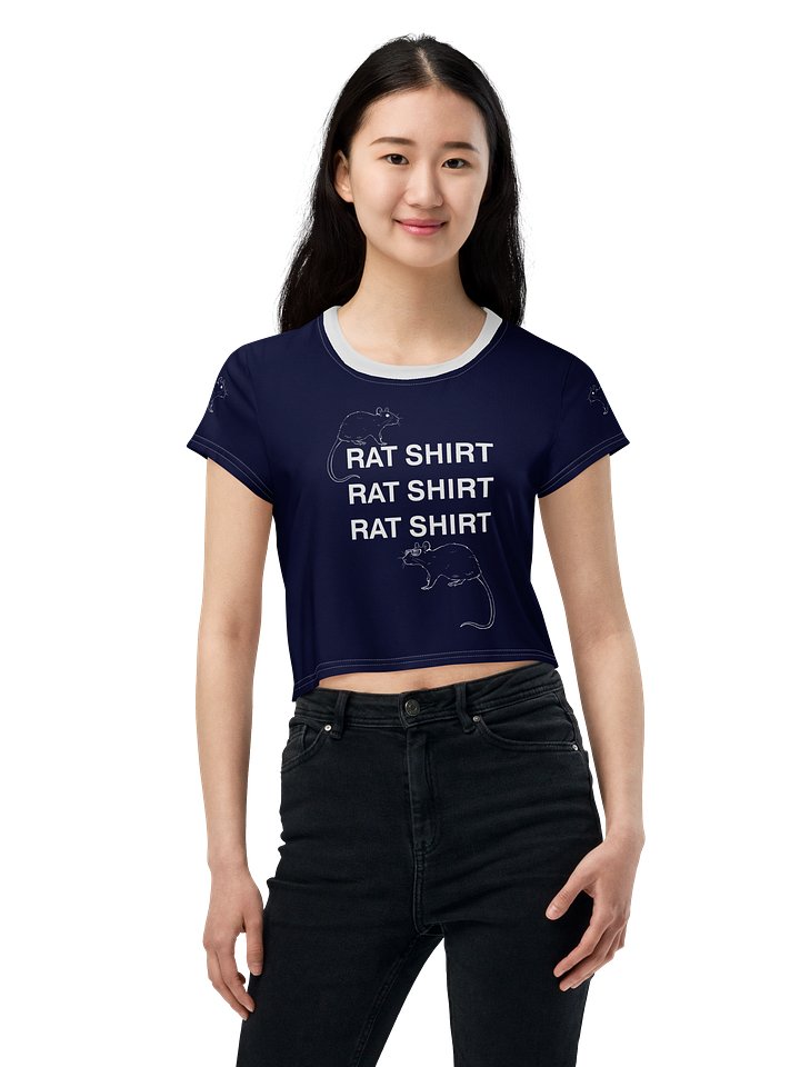 Rat Shirt ft. Rats crop tee product image (1)