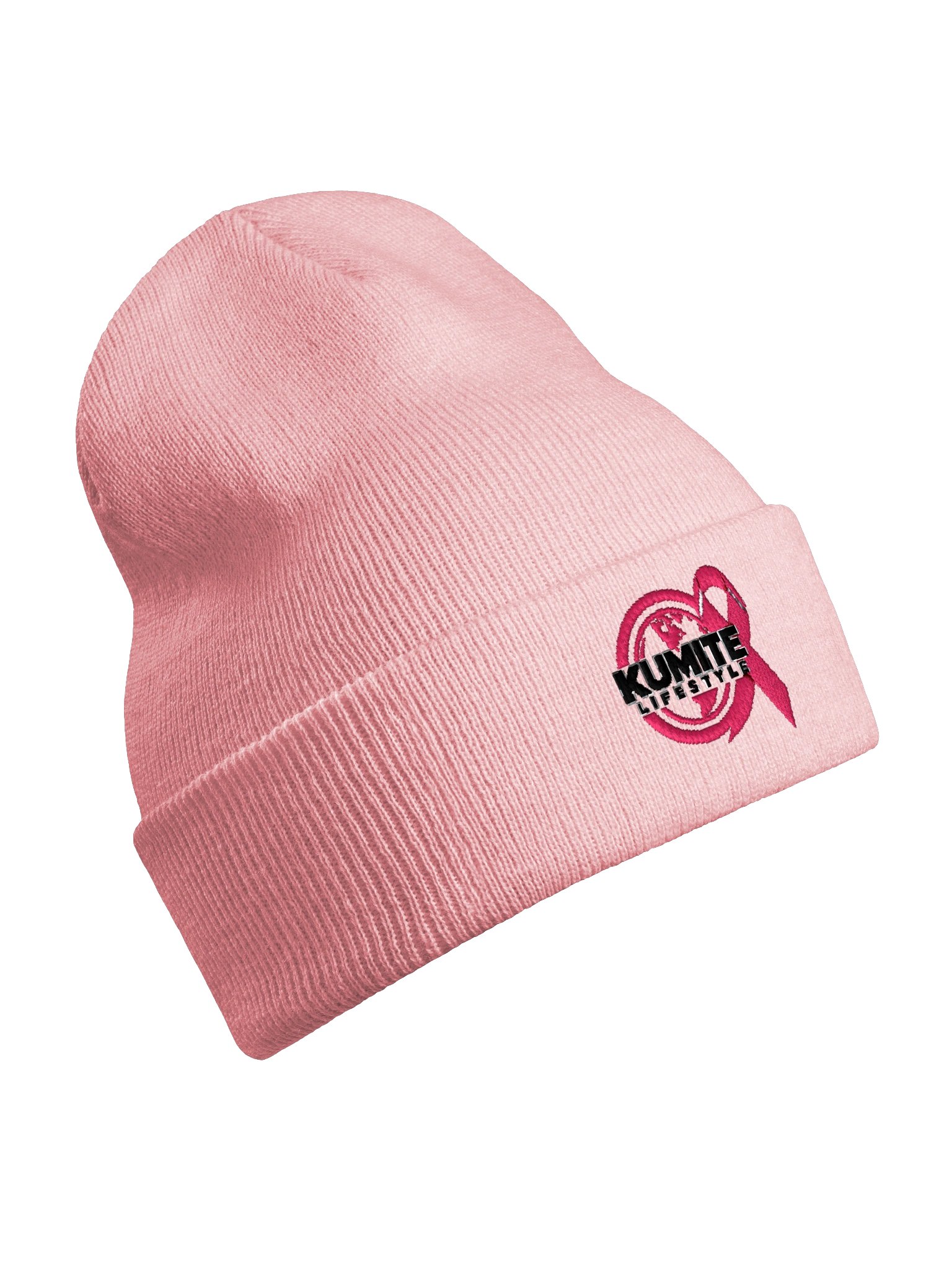 Kumite Lifestyle Pink Ribbon Logo Cuffed Beanie product image (15)