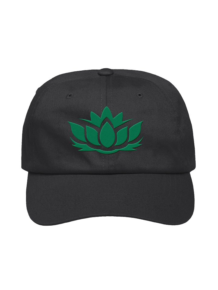 RNTV Green Lotus Embroidered Dad Hat - RNTV Signature Collection product image (1)