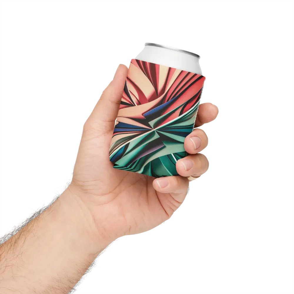 Graphic Grove Neoprene Can Cooler - Vibrant Abstract Swirl Design product image (5)