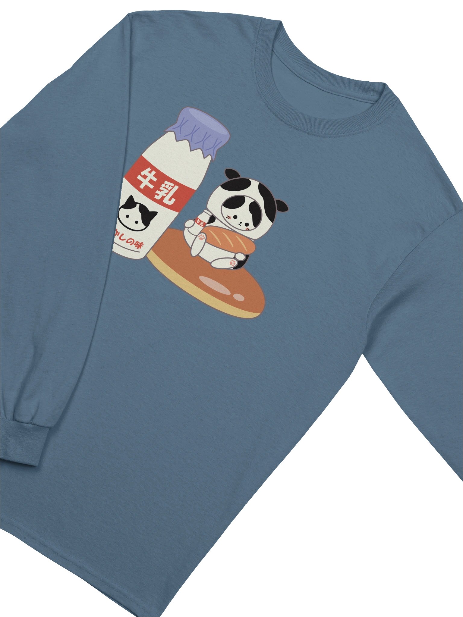 Milk Cat - Unisex Adul Long Sleeve T-shirt product image (23)