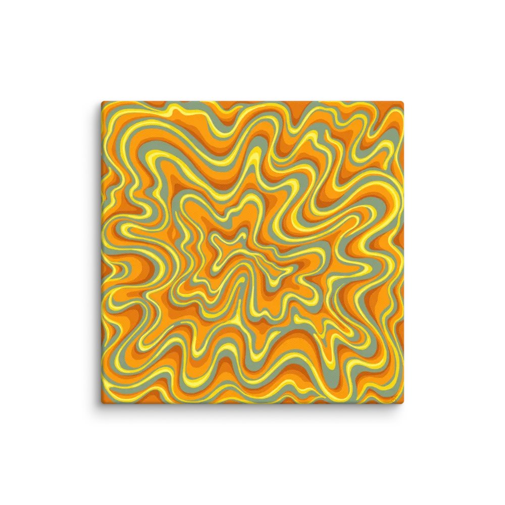 Radiant Swirls Canvas Art - Stone No. 4 product image (1)