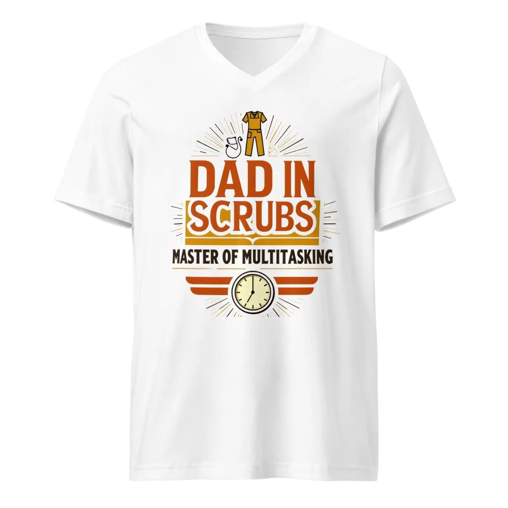 Master of Multitasking Dad V-Neck Tee product image (1)