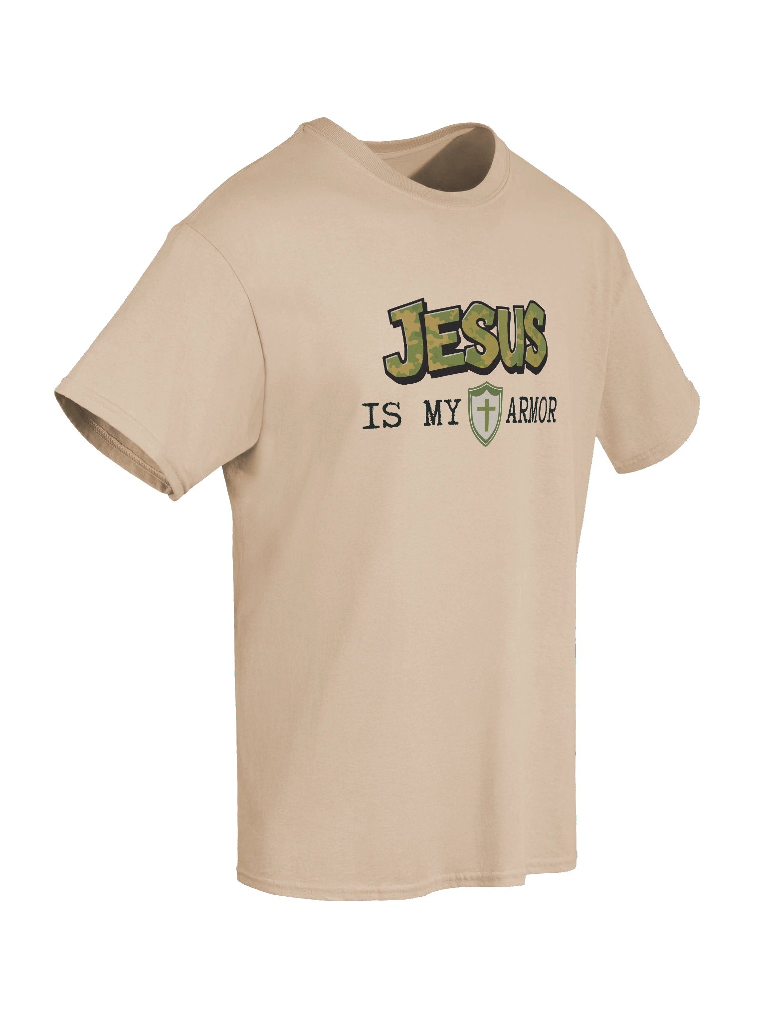 Jesus Is My Armor Camo Streetwear T-shirt product image (54)