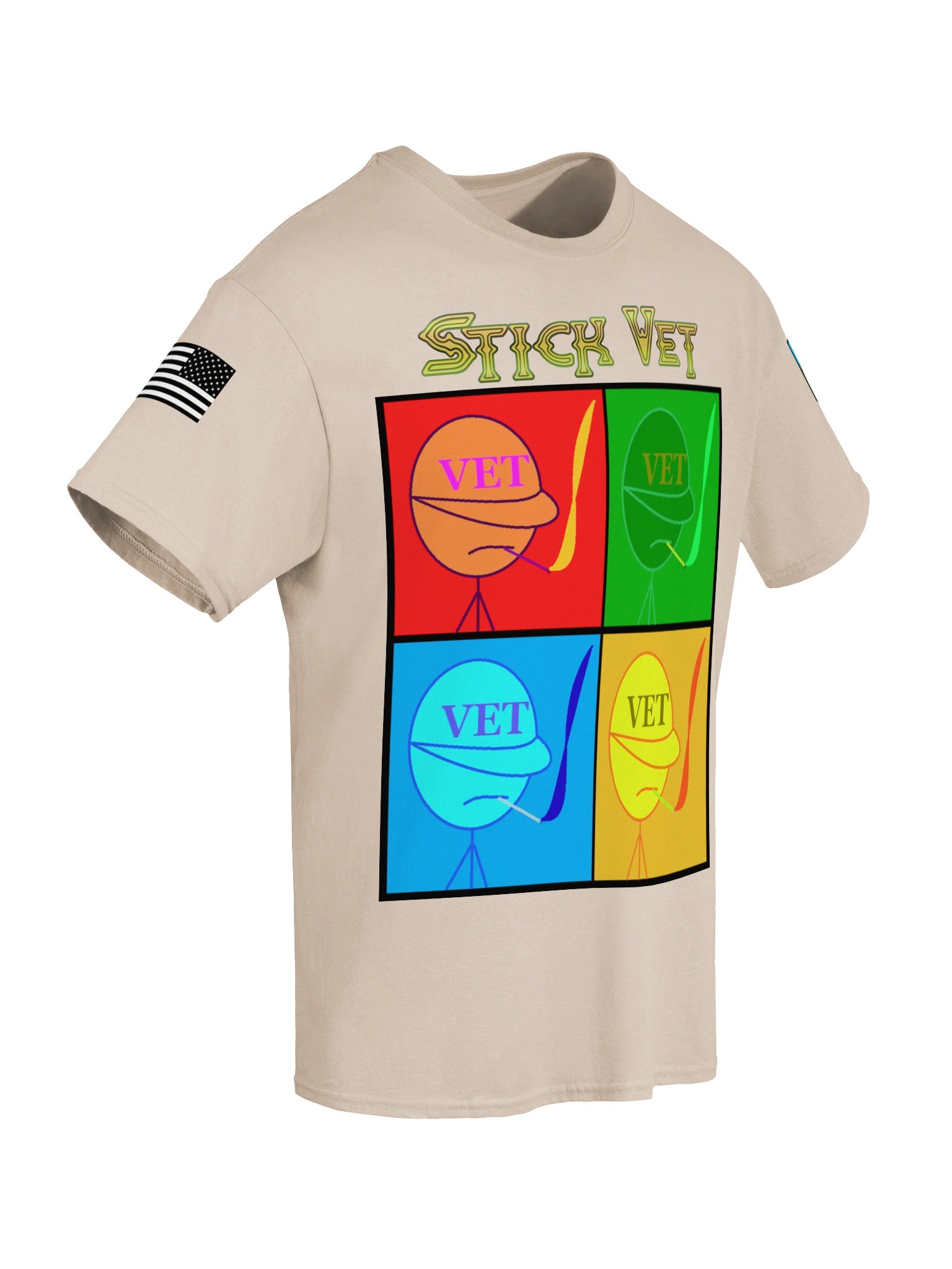 Retro Stick Vet Shirt product image (6)