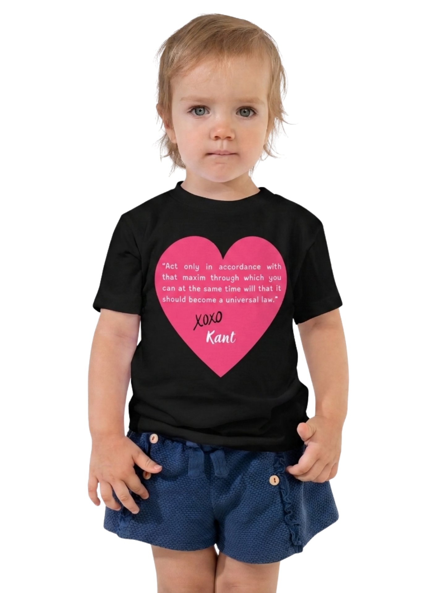 Kant's Categorical Imperative - Philosophy Toddler T-Shirt in Black product image (2)