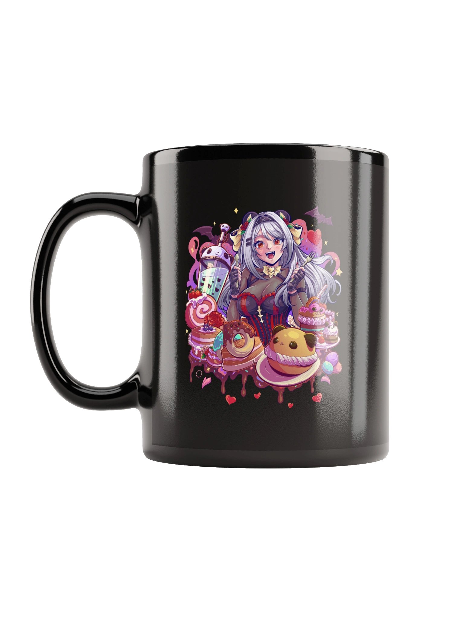 Mochipan Sippin' Coffee Mug in Black product image (1)