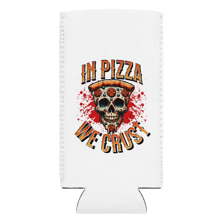 Pizza Skull Coozie Can Cooler product image (2)