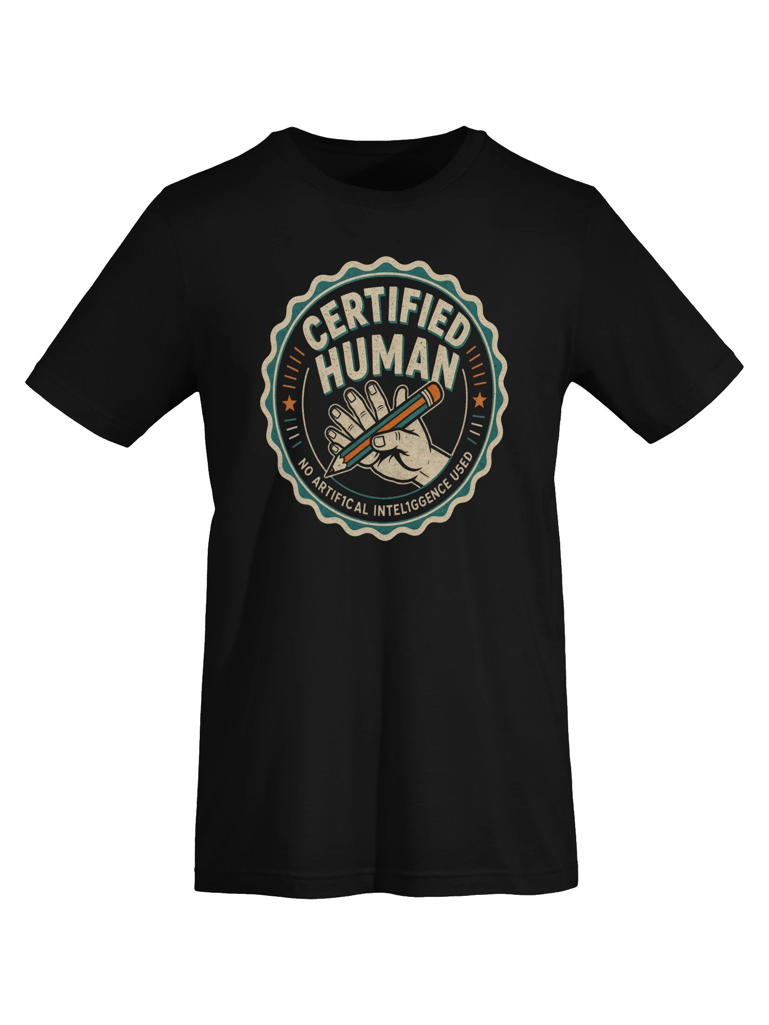 Certified Human Tee product image (6)