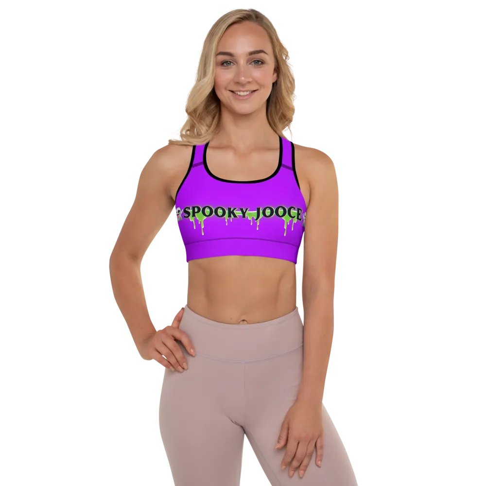 SPOOKY JOOCE Padded Sports Bra - Purple product image (6)