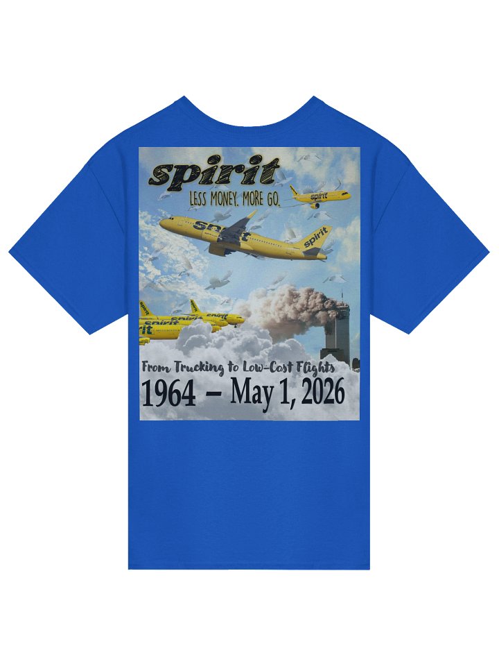NEVER FORGET SPIRIT AIRLINES 🙏🏾🕊️✨ — T-SHIRT (DARK + FULL) product image (38)