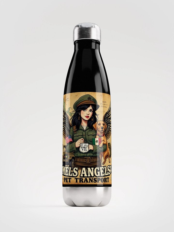 Mel’s Angels Pet Transport Stainless Steel Water Bottle – 17oz Insulated Travel Flask product image (1)