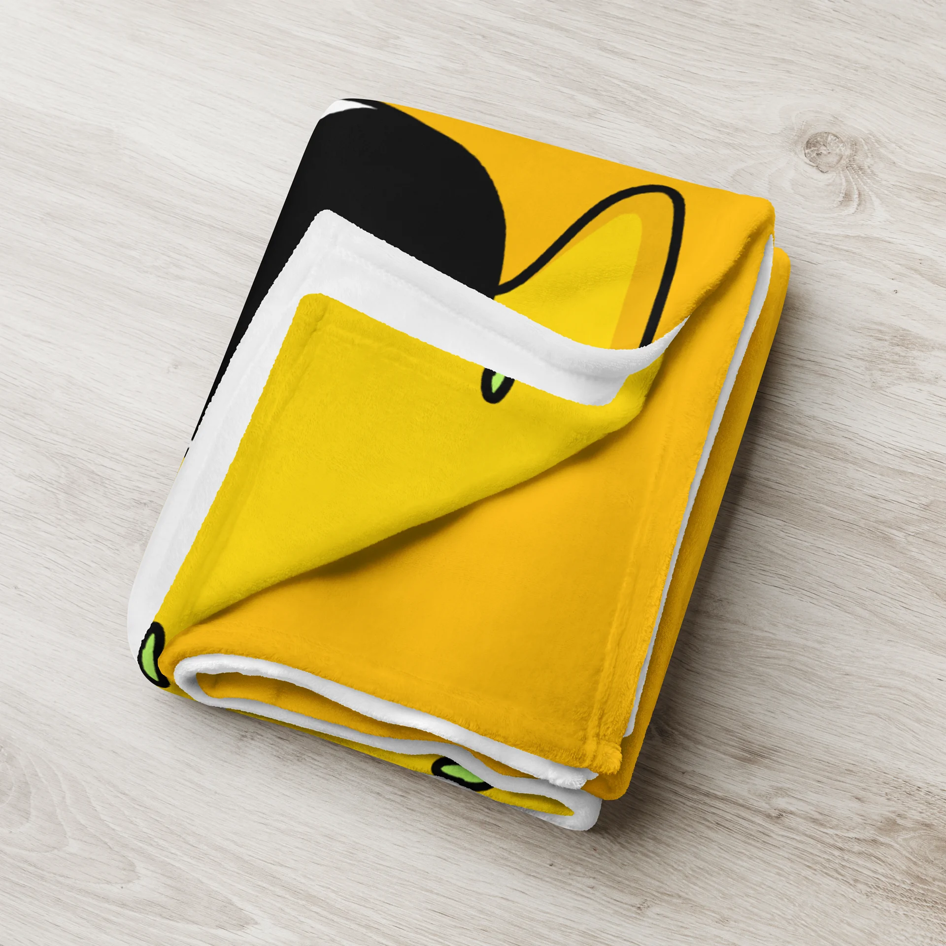 Footlong Face Throw Blanket product image (3)