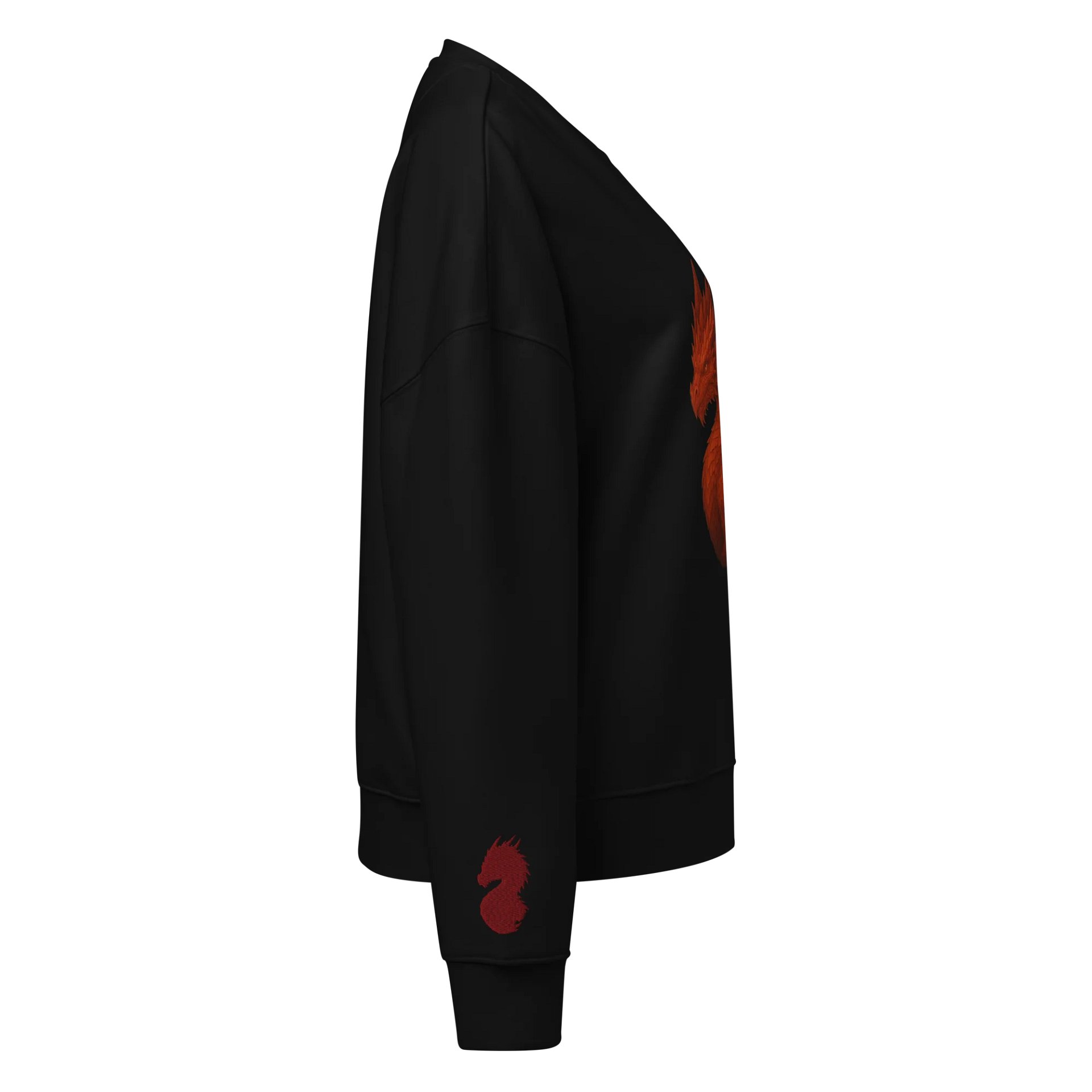 🔴100% Organic Cotton - Red Dragon – Flamekeeper's Creed Sweater product image (2)