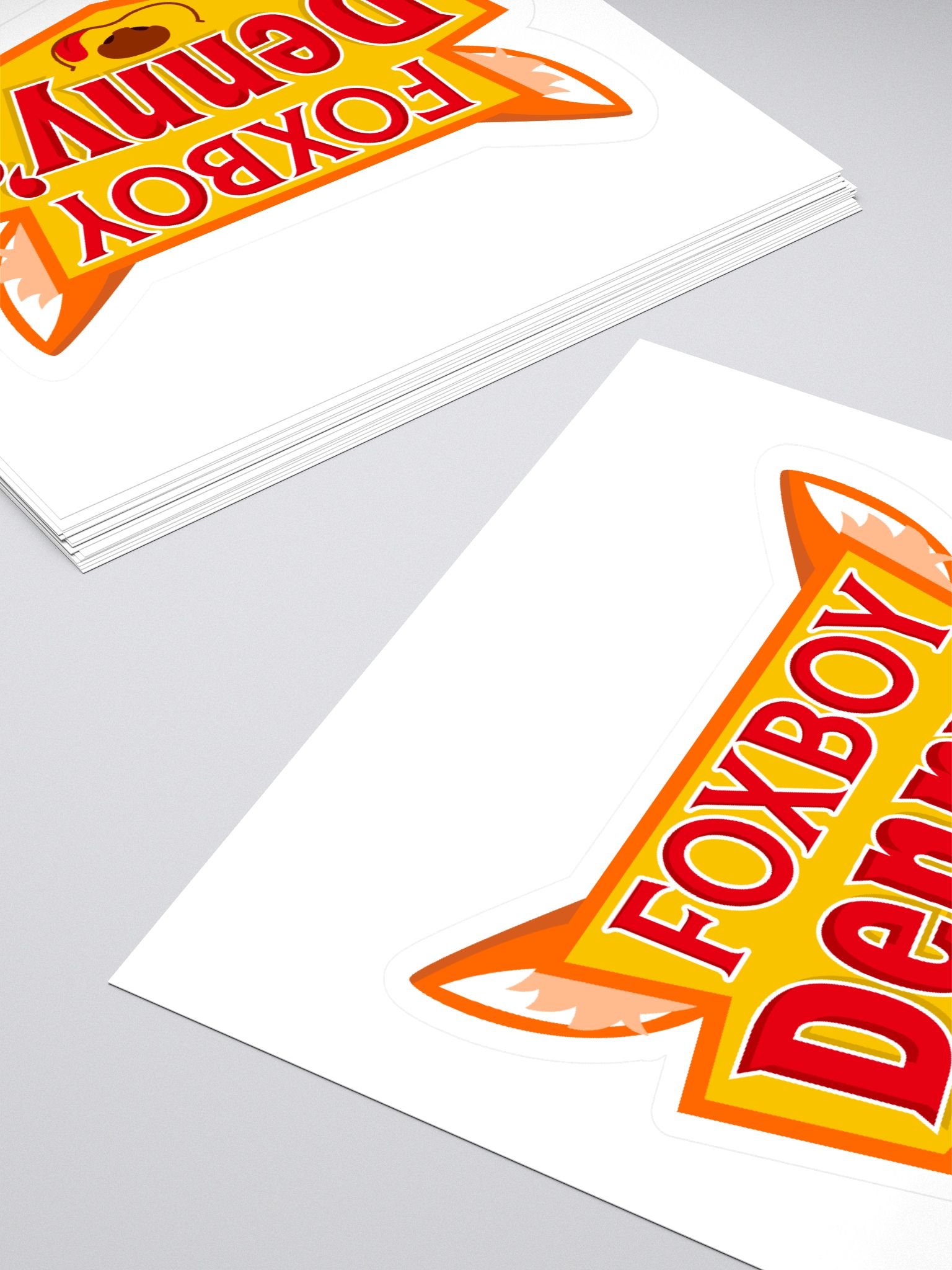 Fox Boy Denny's Sticker product image (4)