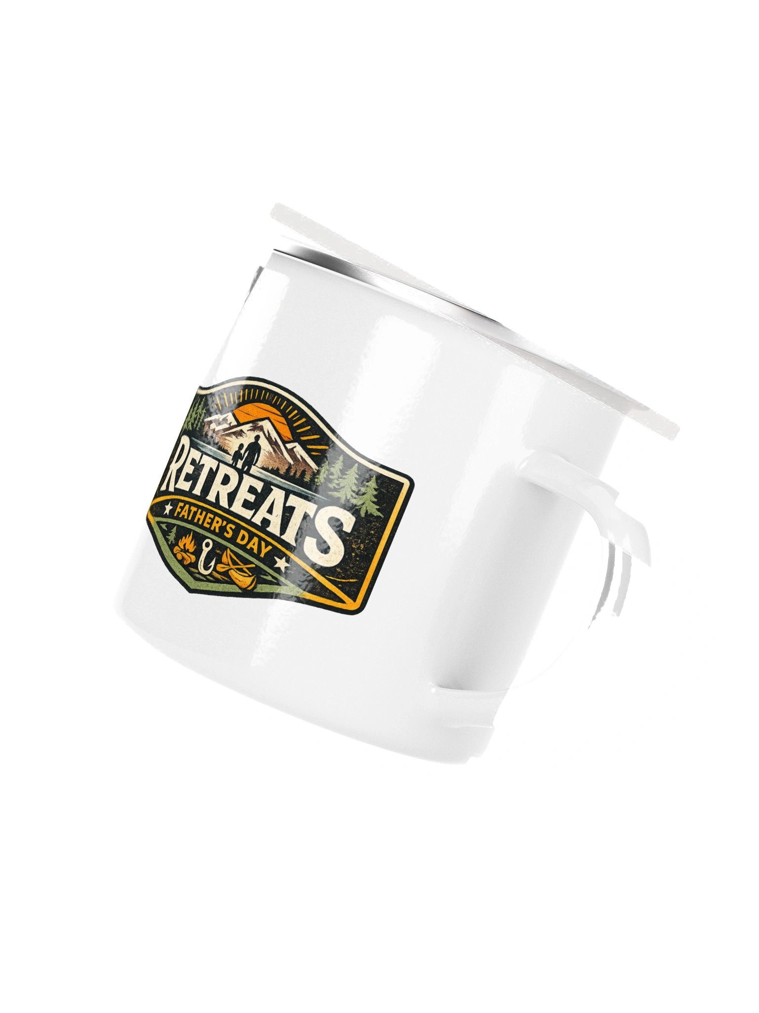 World’s Greatest Dad Enamel Mug product image (3)