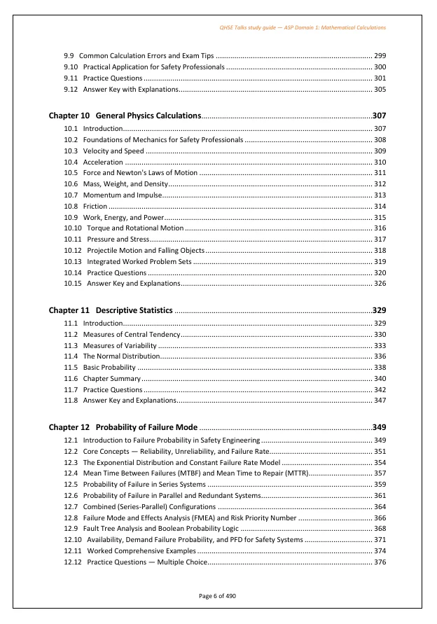 ASP 11 Exam Domain 1: Mathematical Calculations: Complete Study Guide with Worked Examples, Practice Questions, Detailed Solutions, and a Full-Length Mock Exam product image (5)