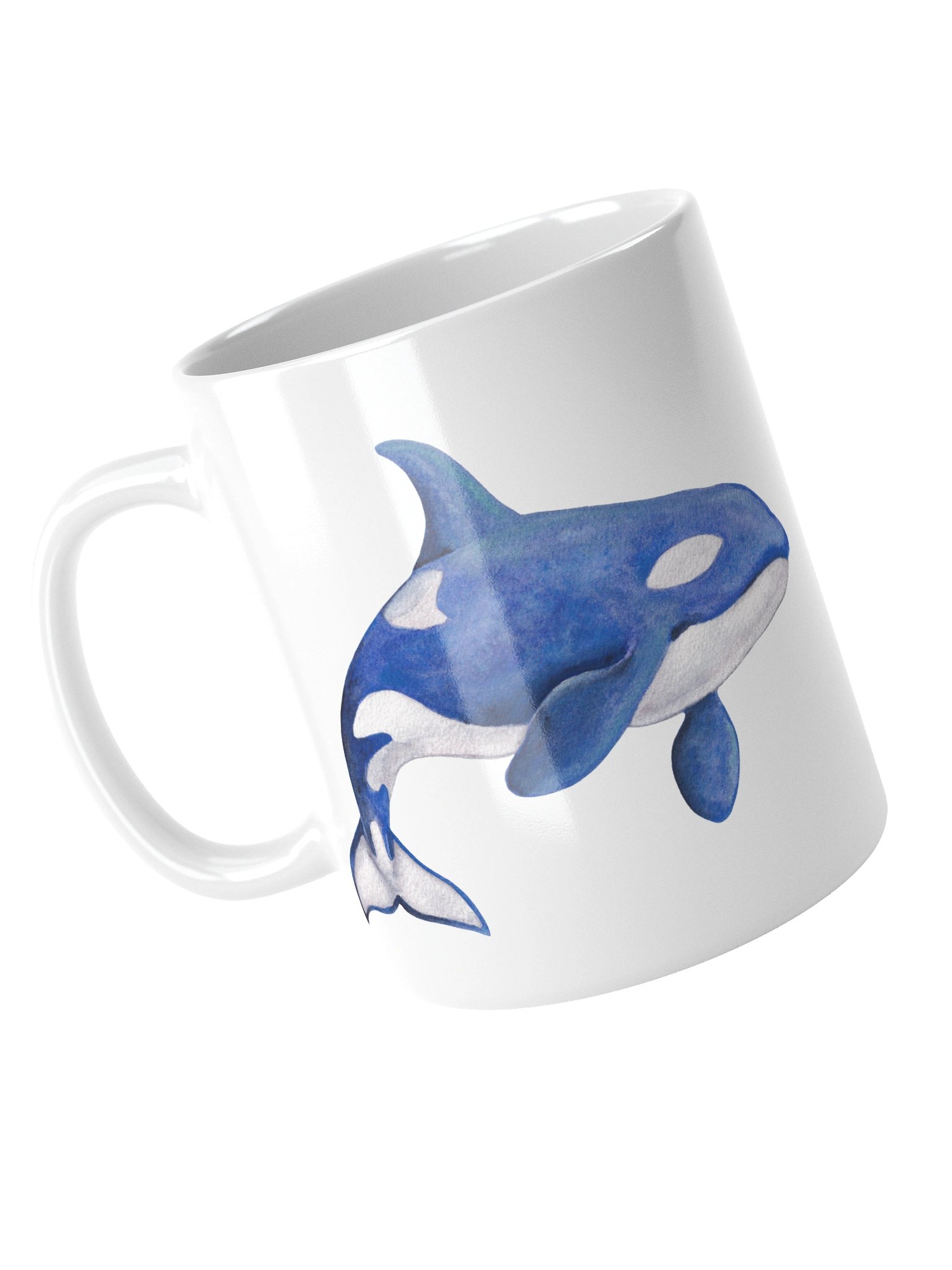 Watercolor Orca - Blue product image (5)