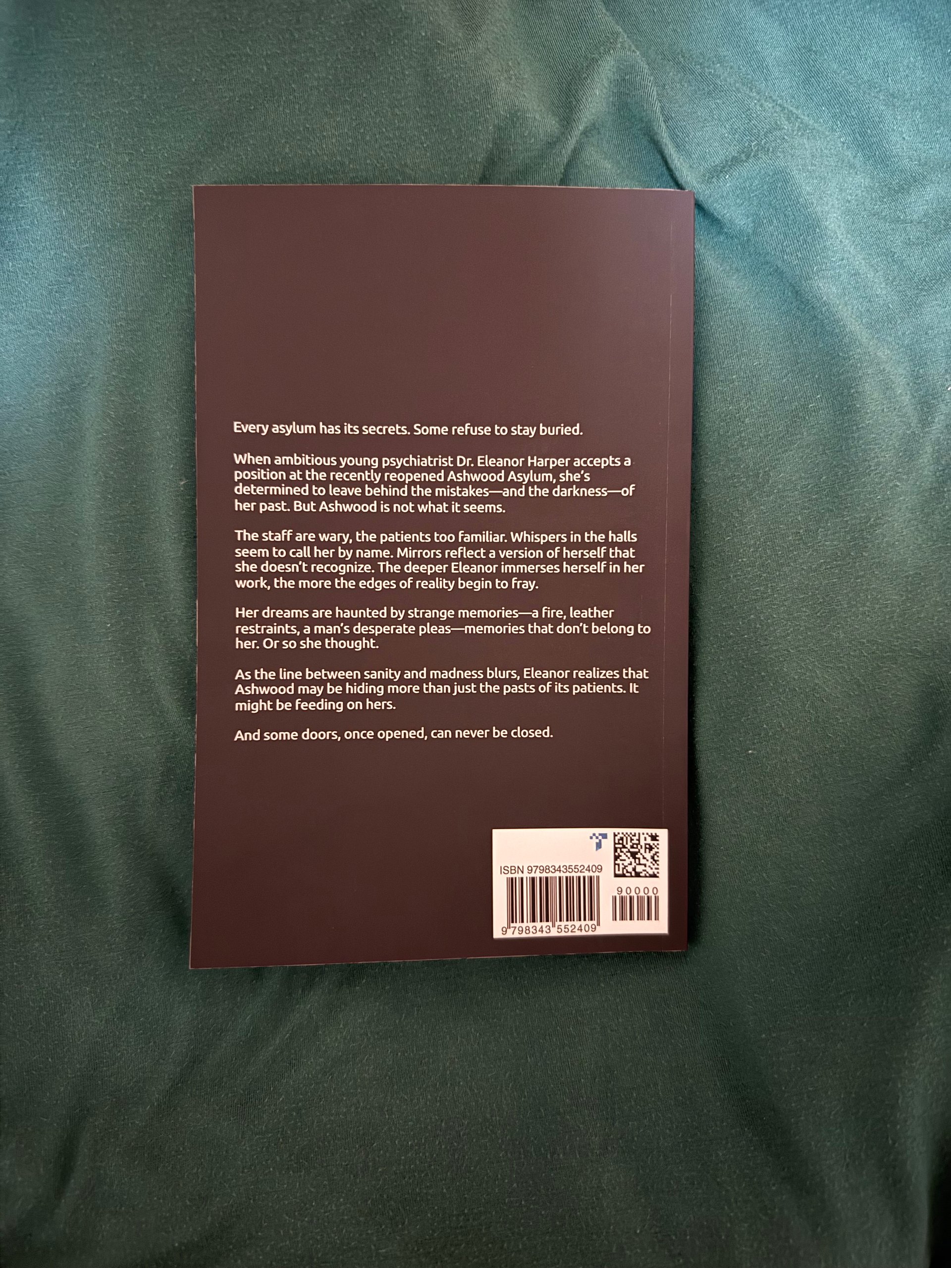 Signed paperback copy of Where Madness Sleeps w/Ebook version product image (2)