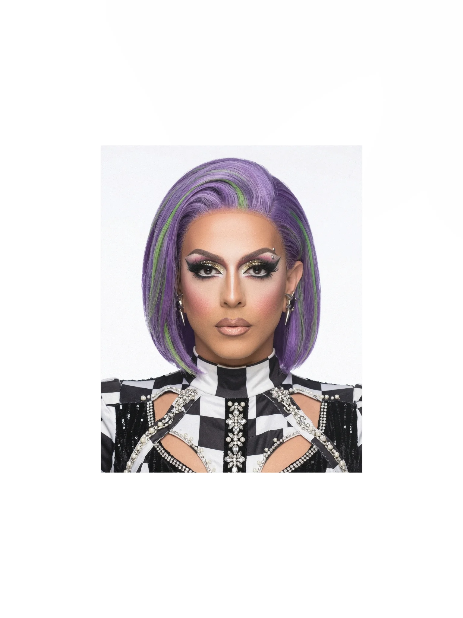 "Checkered Glam" Headshot 8x10 Promo product image (1)
