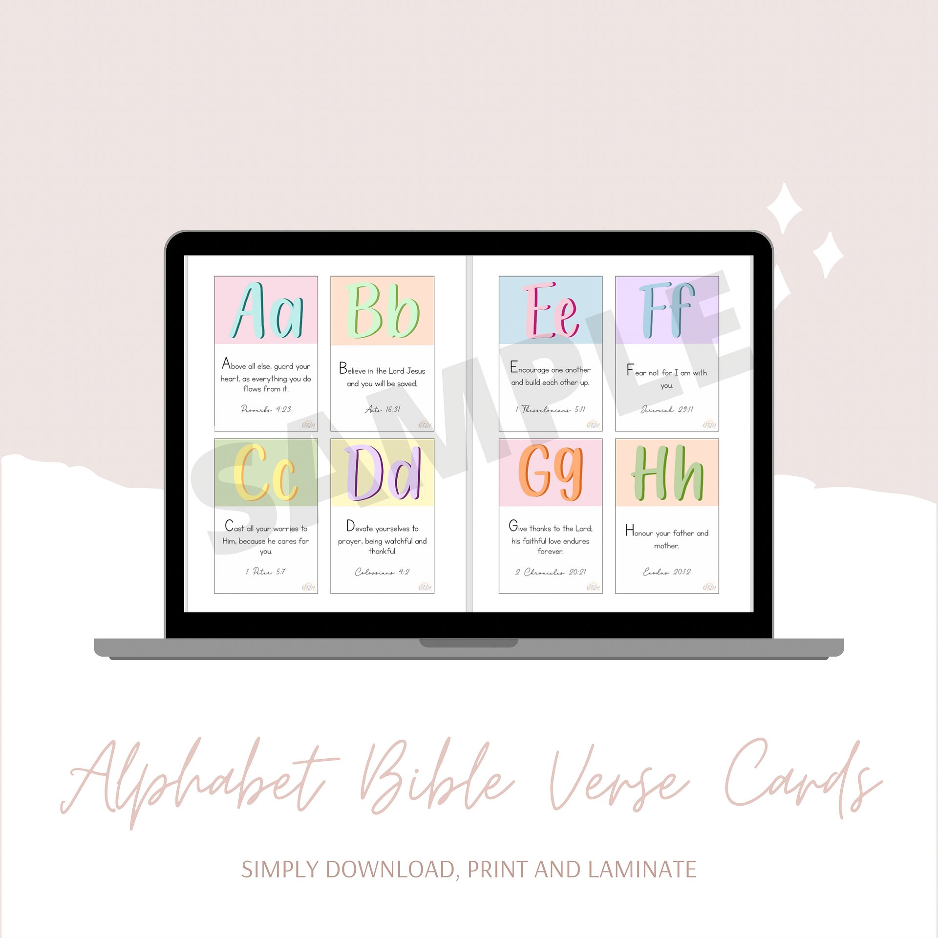Alphabet Bible Verse Cards product image (1)