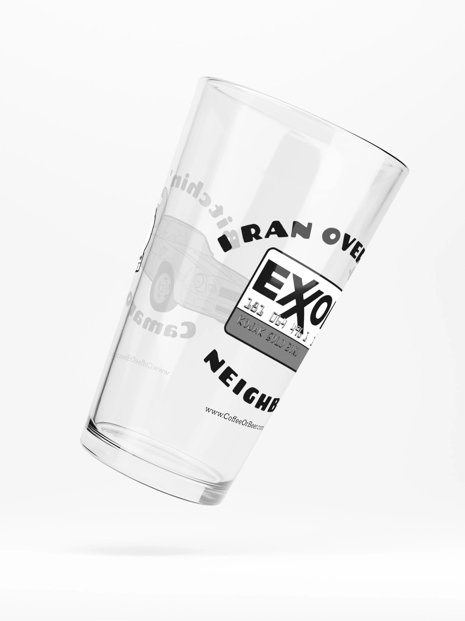 Bitchin' Camaro Neighbor Pint Glass product image (4)