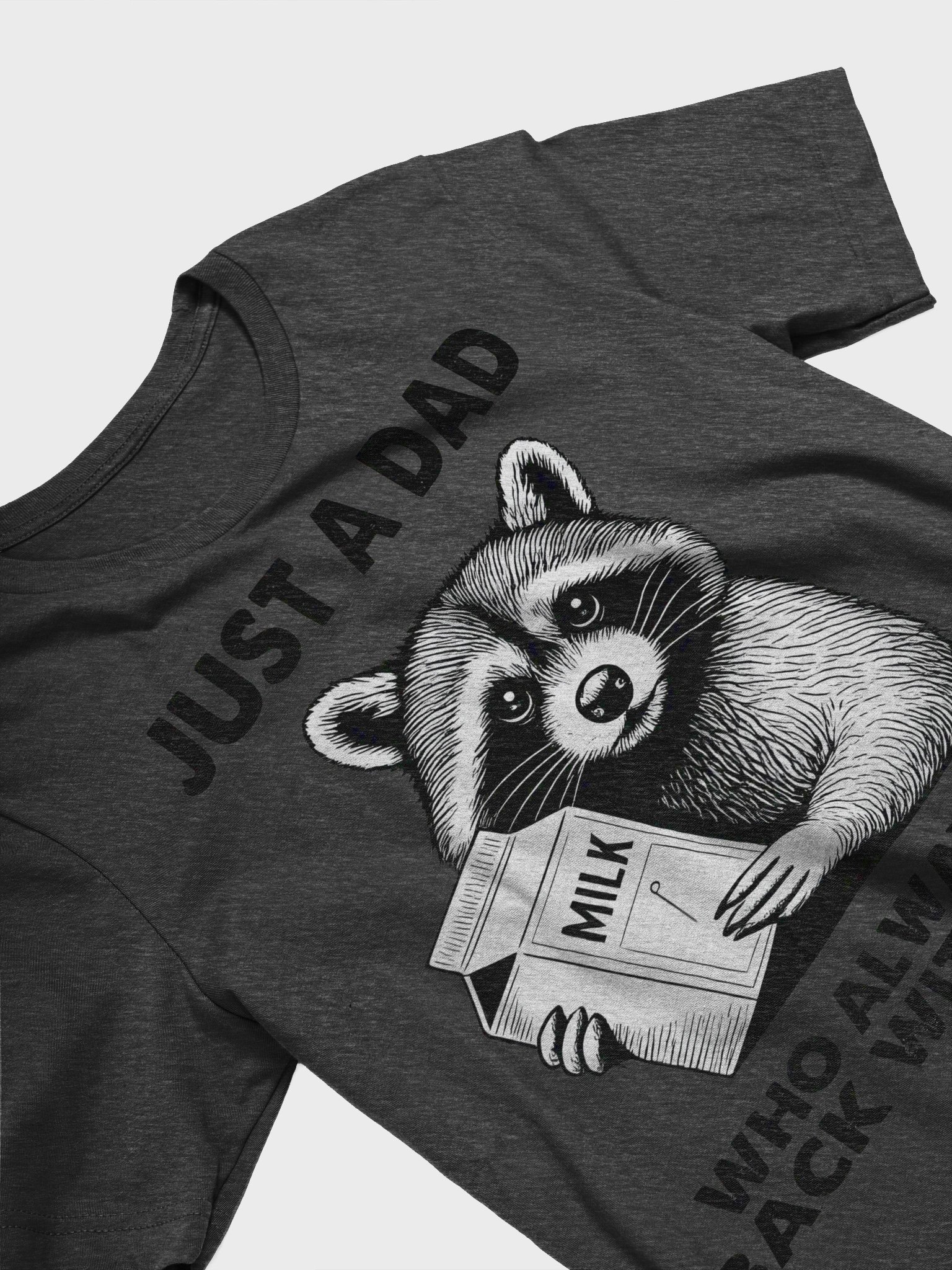 Funny Dad T Shirt – Just a Dad Who Came Back With The Milk Tee – Cool Graphic Gift for Fathers product image (2)