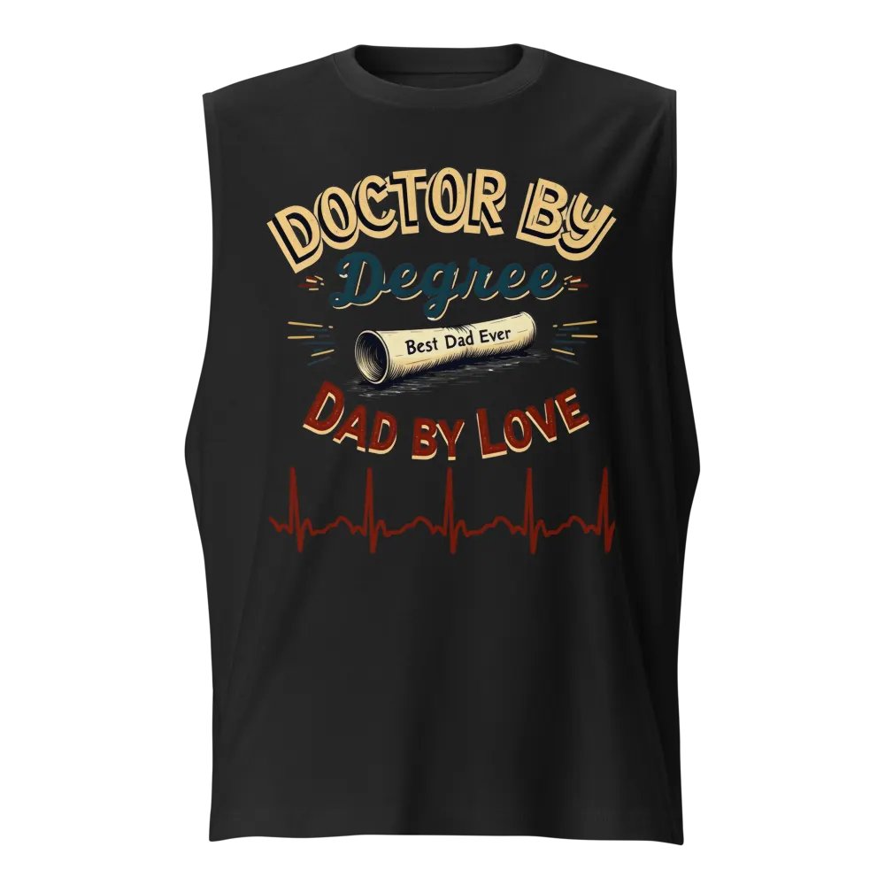 Doctor by Degree Muscle Tank for the Best Dad Ever product image (1)