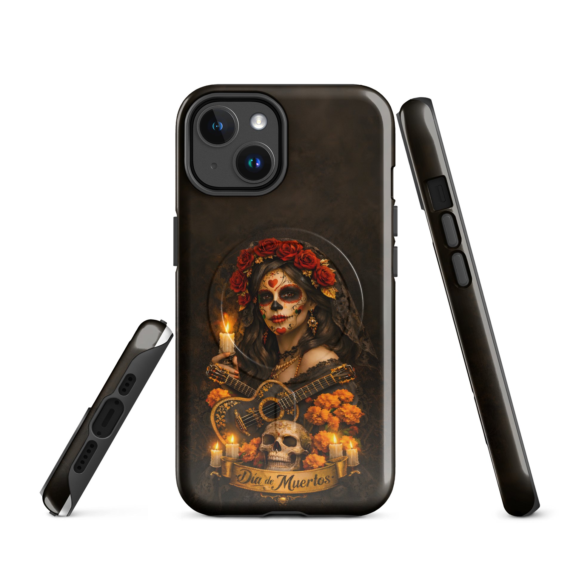 Día de Muertos iPhone Case – Mexican Heritage Art | MagSafe Tough Case product image (1)