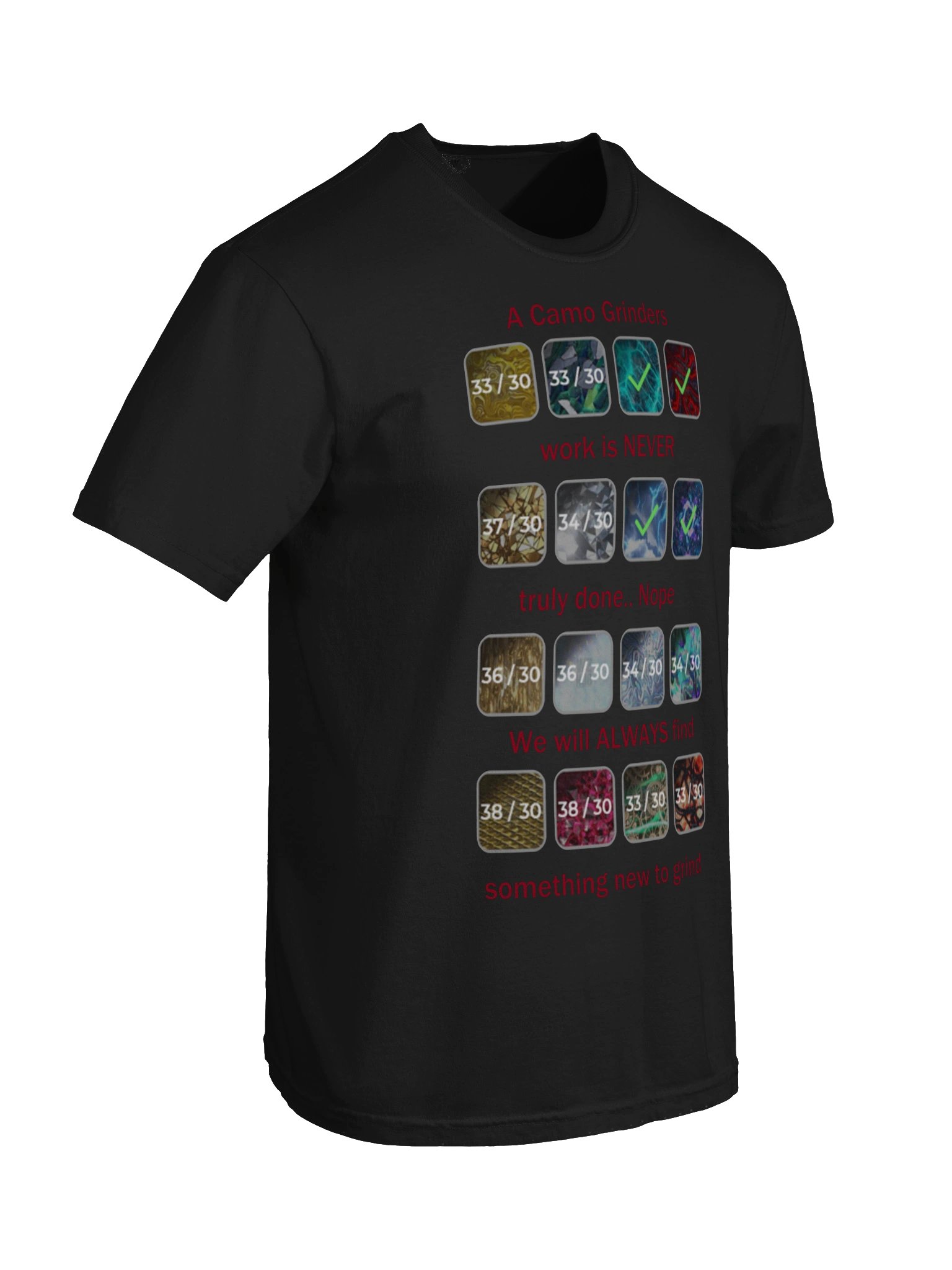 A Camo Grinder's Work Tee product image (6)