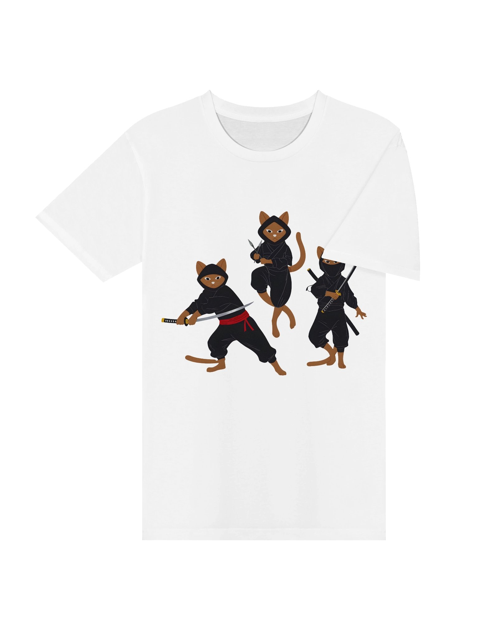 Ninja Cats Unisex Premium T-Shirt product image (12)
