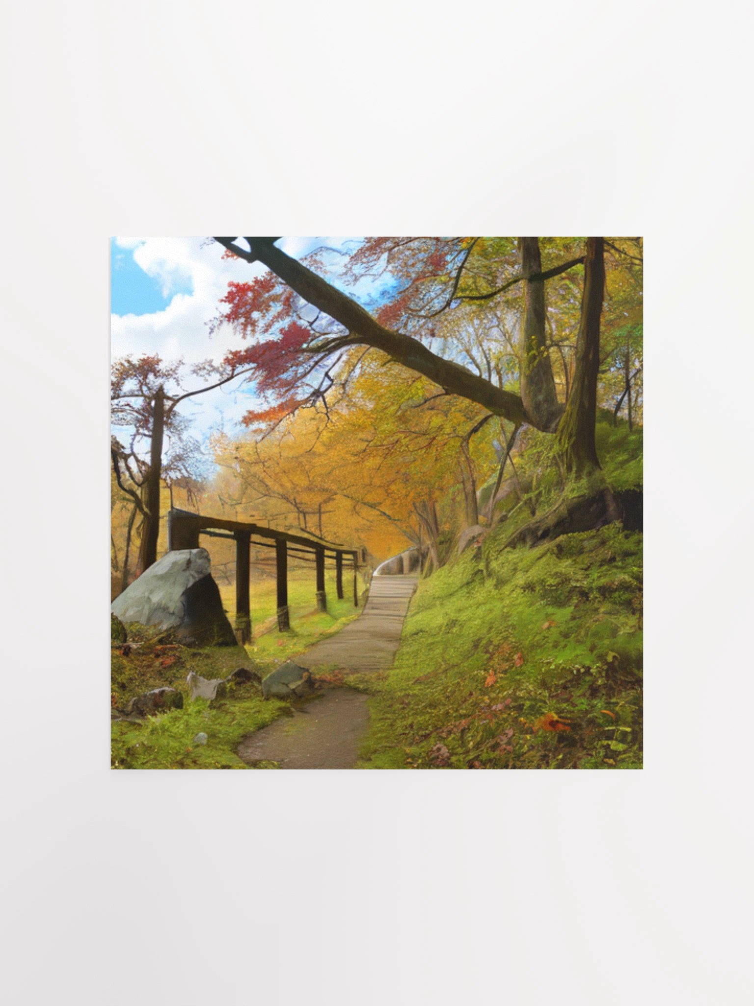 Autumn Pathway Serenity Poster product image (2)
