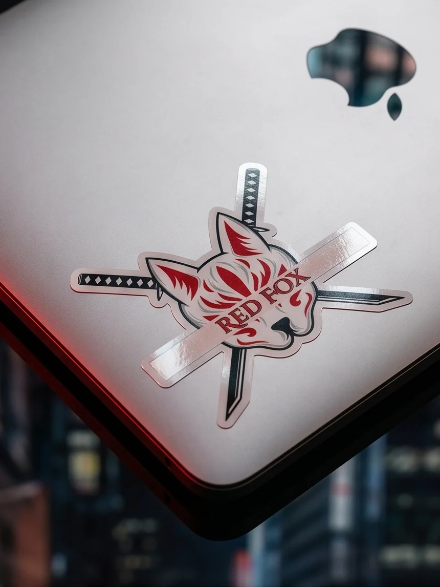 Red Fox Warrior Sticker product image (5)