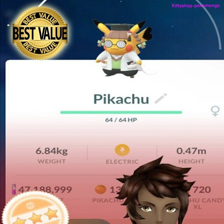 🟢Pokémon Go! - 🎓Pikachu PH.D Trade Go! Rare Pokemon / Fast shipping (same day) ✅ product image (1)