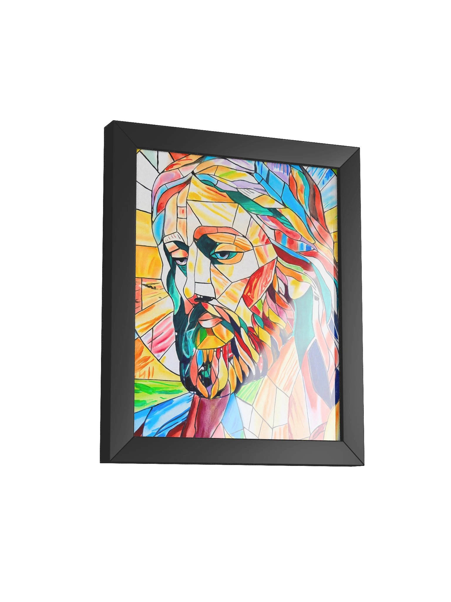 Jesus Christ by Warren Willowdale (Framed High-Quality Matte Poster) product image (2)