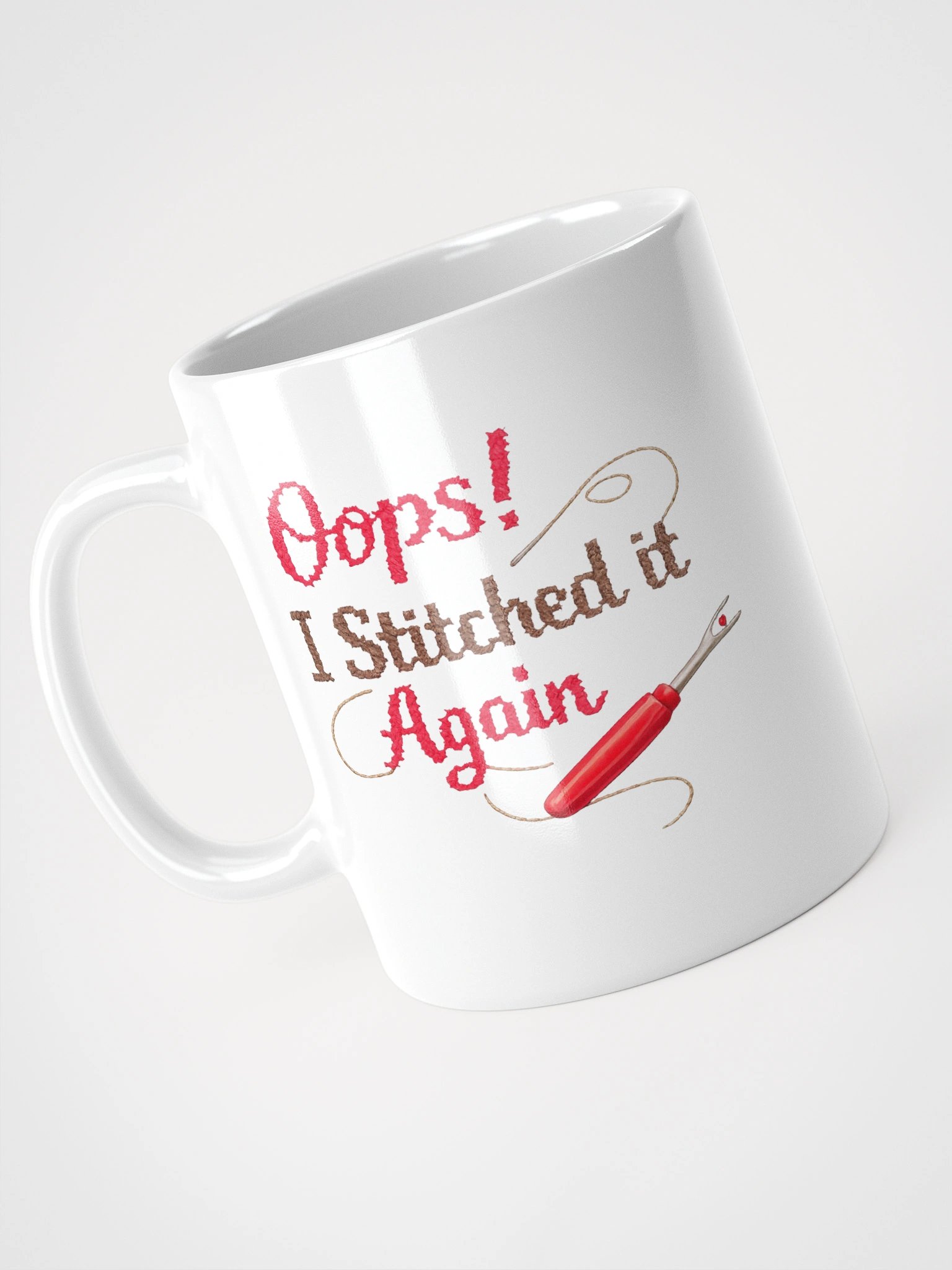 Oops I stitched it again Mug product image (1)