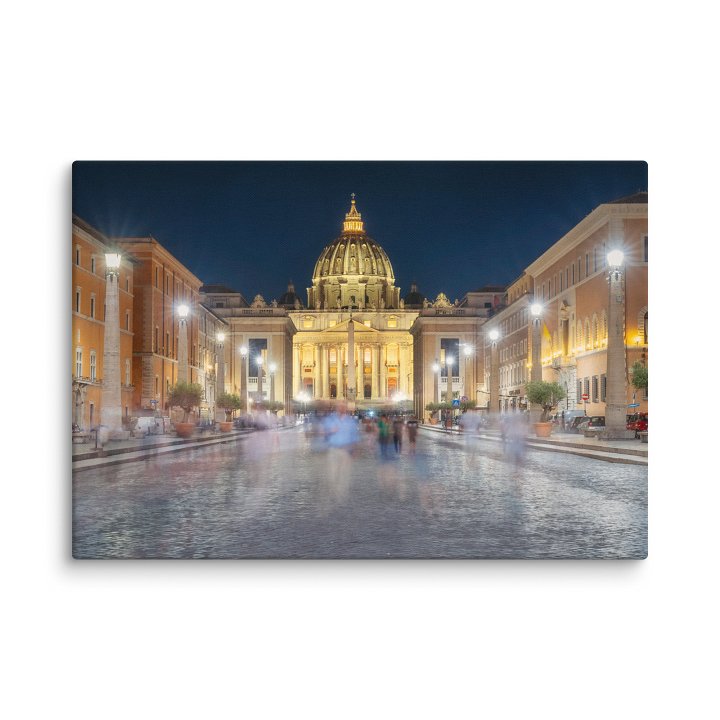Midnight at the Vatican, Rome, Italy Canvas Print product image (2)